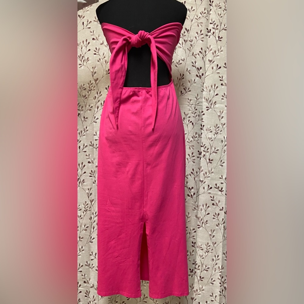 Venus - Women’s Tie Back Strapless Dress (NWT) - Picture 2 of 11